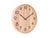 Karlsson Pure Medium KA5809WD Wanduhr Hellholz • Geräuschloses Sweep-Uhrwerk • Natürliches Bassholz-Design