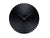 Karlsson Sensu KA5657BK Wanduhr Schwarz • Modernes Fächer-Design • Offenes Zifferblatt