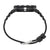 Sportuhr von hinten: schwarzes Armband mit Dornschließe und zentraler Gehäuseoberkante