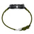 Herrenuhr mit olivefarbenem Silikonband und schwarzem Carbon-Gehäuse