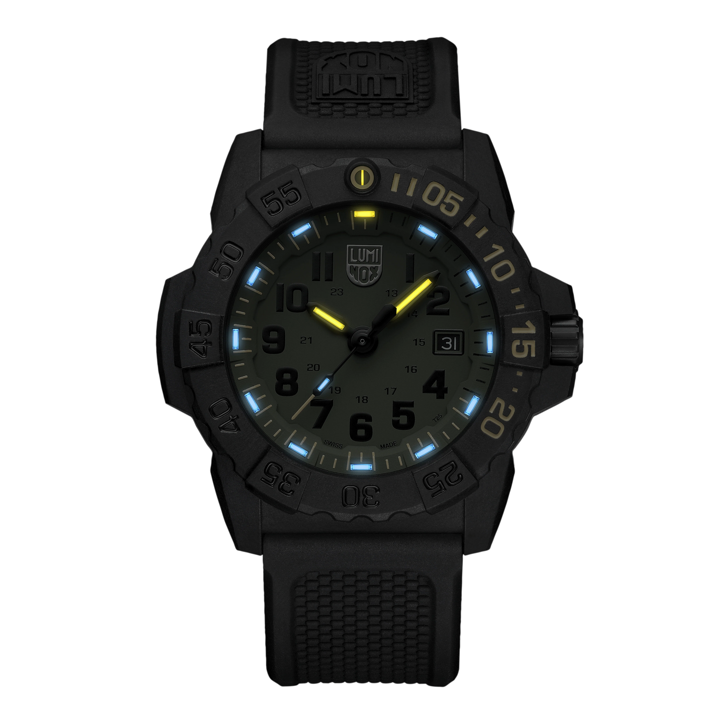 Luminox 3500 Series XS.3517.NSF.SET Herren Uhr • Leuchtet 25 Jahre selbstständig • Robustes CARBONOX™ Gehäuse