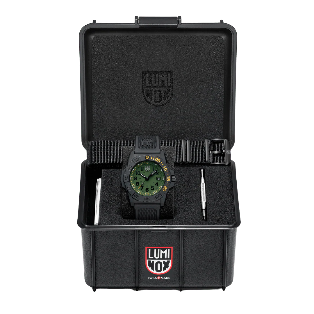 Luminox 3500 Series XS.3517.NSF.SET Herren Uhr • Leuchtet 25 Jahre selbstständig • Robustes CARBONOX™ Gehäuse