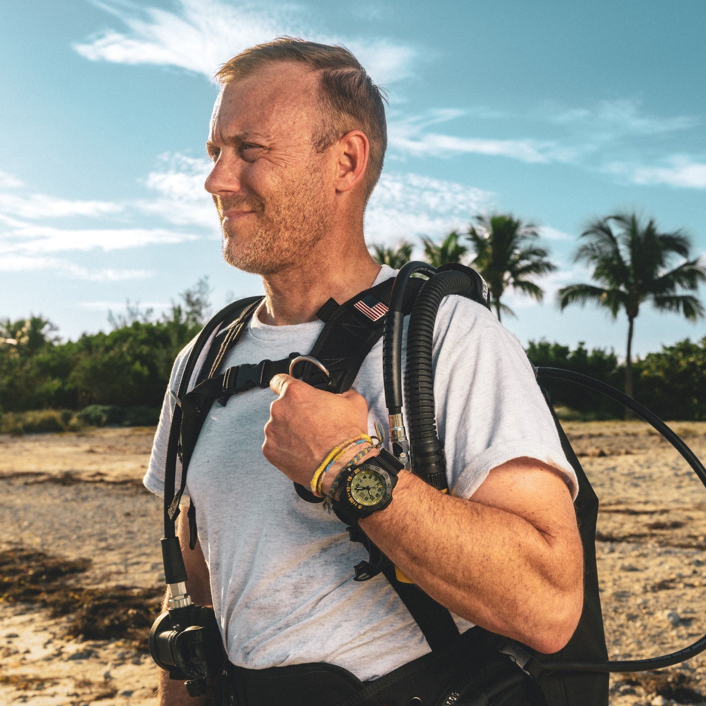 Luminox 3500 Series XS.3517.NSF.SET Herren Uhr • Leuchtet 25 Jahre selbstständig • Robustes CARBONOX™ Gehäuse