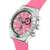 Swatch Irony Chrono New YVS538 Damenuhr Rosa • Leuchtzeiger & Leuchtindizes • Tachymeter-Lünette, Bild 3