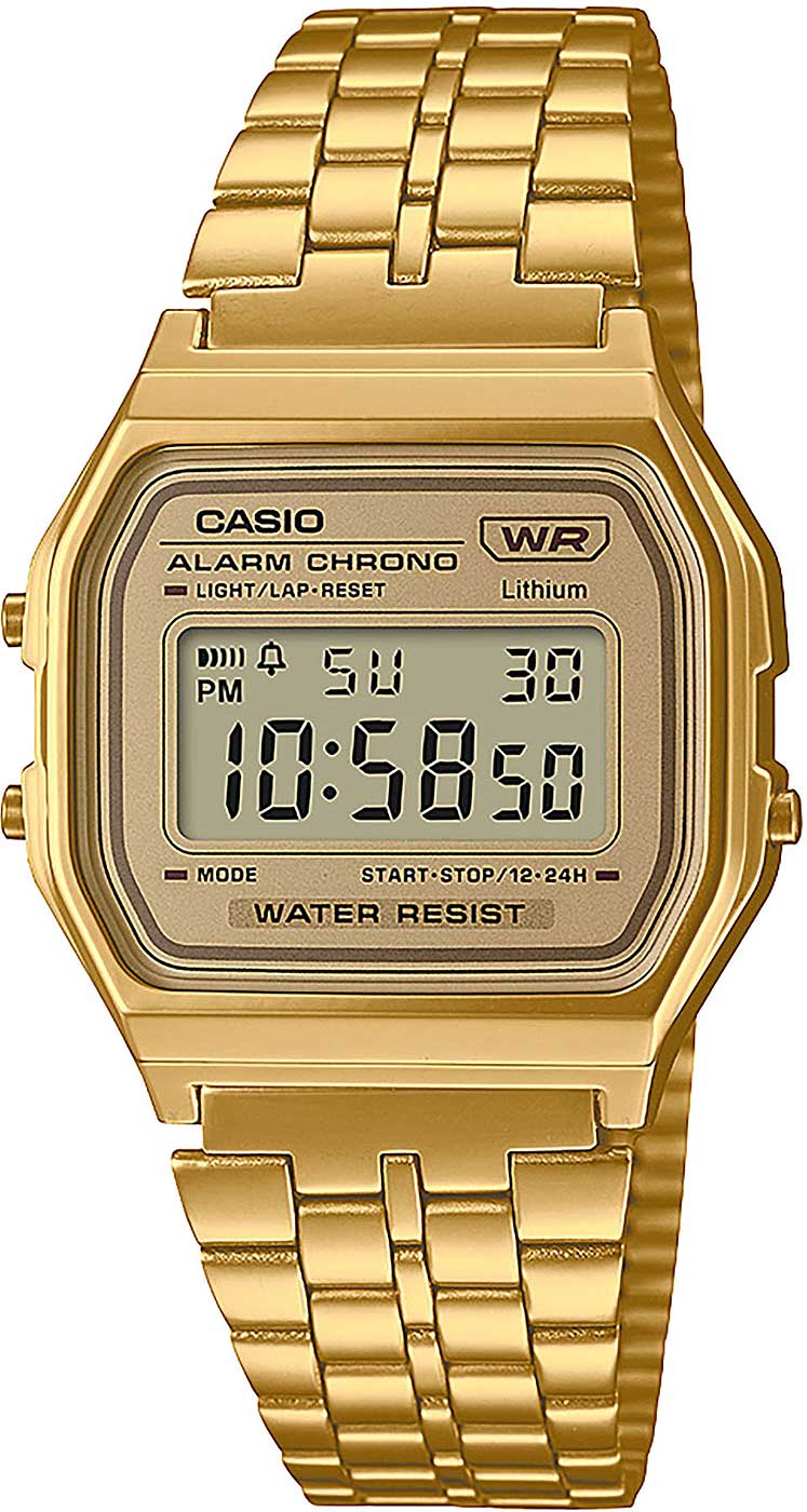 Casio Vintage A158WETG-9AEF Uhr • Gold-Optik • Retro-Design