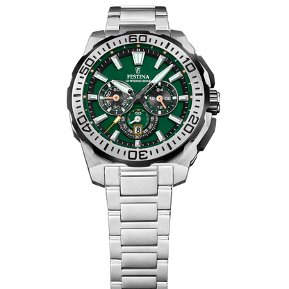Festina Chrono Bike F20724/3 - grünes Zifferblatt