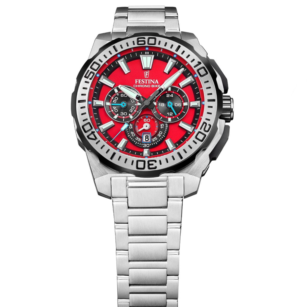 Festina Chrono Bike F20724/5 - rotes Zifferblatt