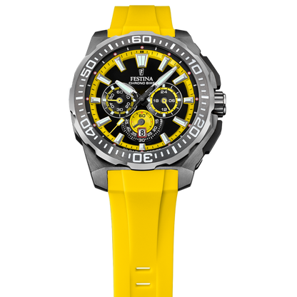 Festina Chrono Bike F20725/1 - gelbes Silikonband