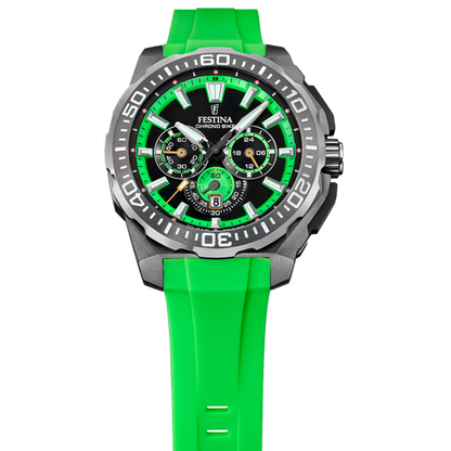 Festina Chrono Bike F20725/3 - grünes Silikonband