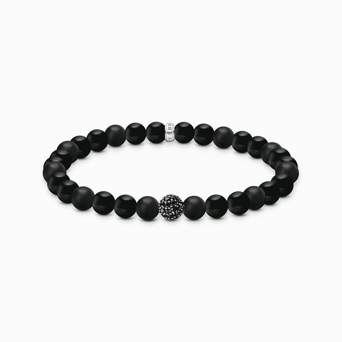 Beads Armband aus Obsidian und schwarzem Zirkoniastein - Thomas Sabo Modell: A2194-705-11-L21