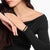 Beaded Bracelet made from Obsidian and Black Zirconia Stones - Thomas Sabo Model: A2195-705-11-L19