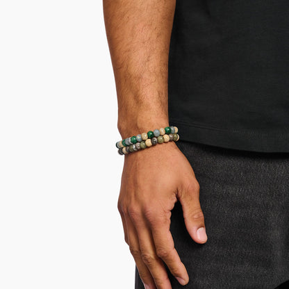 Beads Armband aus Jasper, Jade und Labradorit - Thomas Sabo Modell: A2196-503-6-L19