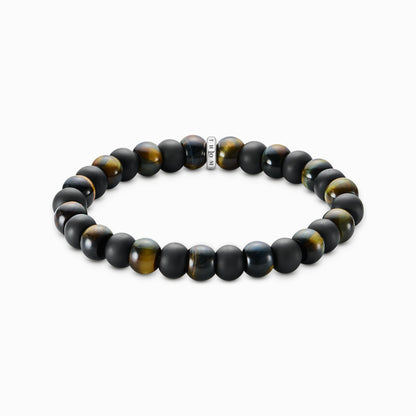 Beads Armband aus Obsidian und Tigerauge - Thomas Sabo Modell: A2196-806-11-L19