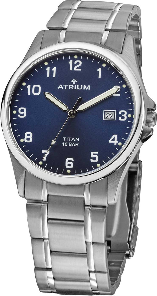 Atrium Titan A23-35 Uhr • Leichtes Titan • Klar lesbar