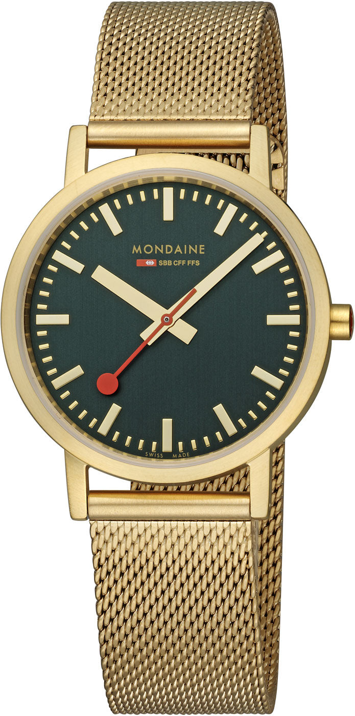 Mondaine Classic A660.30314.11SBBV Uhr • Offizielles SBB Design • Roter Sekundenzeiger