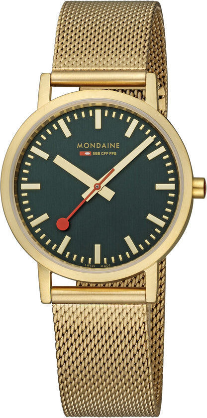 Mondaine Classic A660.30314.11SBBV Uhr • Offizielles SBB Design • Roter Sekundenzeiger