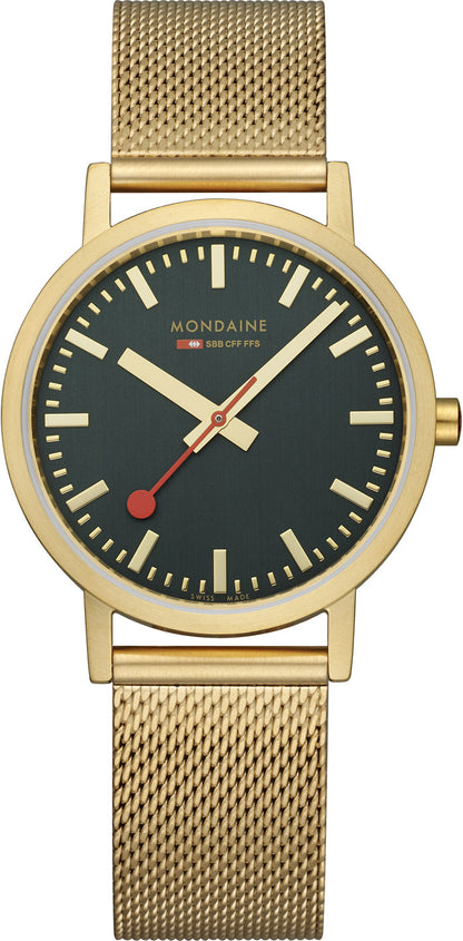 Mondaine Classic A660.30314.11SBBV Uhr • Offizielles SBB Design • Roter Sekundenzeiger