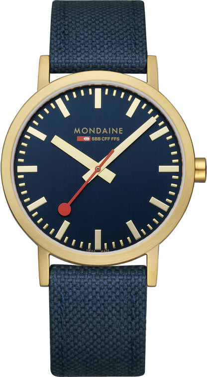 Herrenuhr Textilband - Mondaine Modell: A660.30360.40SBQ