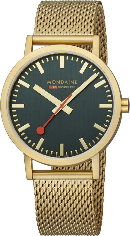Mondaine Classic A660.30360.16SBBV Unisex Uhr • Schweizer Quarzwerk • Ikonisches SBB-Design