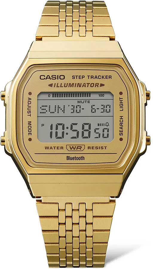 Casio ABL-100WEG-9AEF Herrenuhr • Bluetooth • Schrittzähler