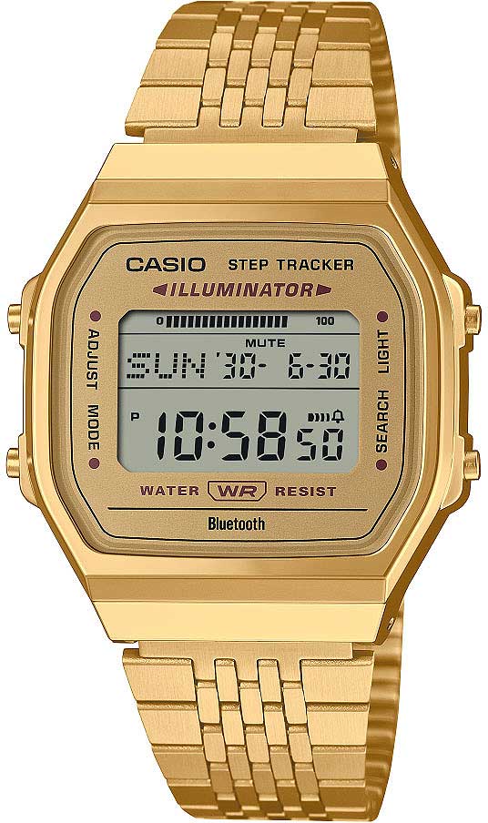 Casio ABL-100WEG-9AEF Herrenuhr • Bluetooth • Schrittzähler