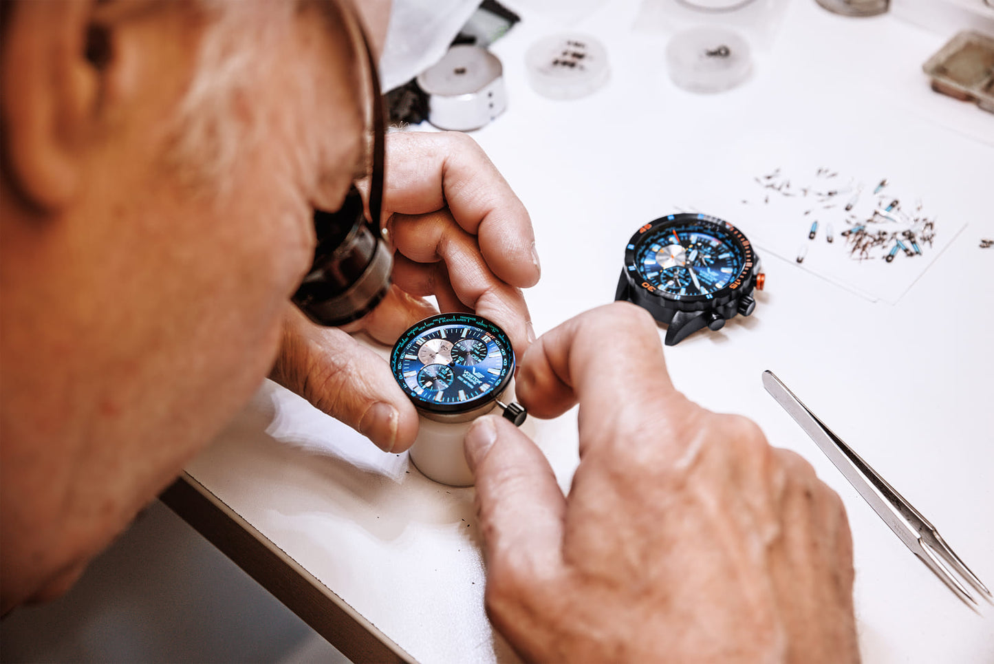 Vostok Europe Almaz YM26-320C654L Herren Uhr • S.Epson YM26 Quarz • 20 Bar Wasserdicht