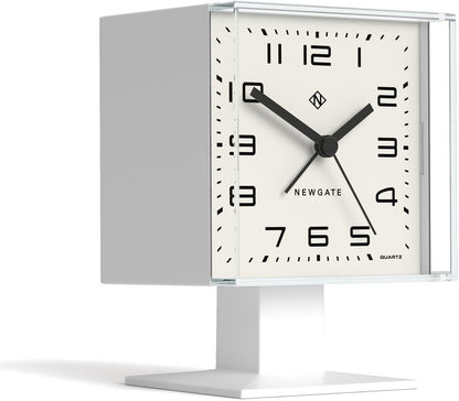 Newgate Victor Wecker 14x10x9 cm Acryl • Silent Sweep Quarz • Retro Design