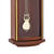 Pendelwanduhr mit Westminster-Schlagwerk: Nussbaumgehäuse, Pendel