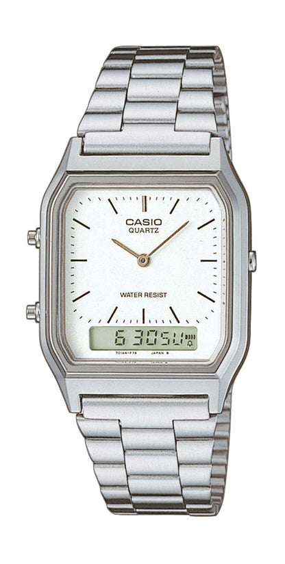 Casio Vintage AQ-230A-7DMQYES Uhr • Dualzeit • Alarm