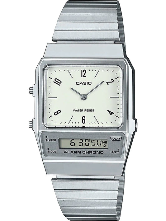 Casio Vintage AQ-800E-7A2EF Uhr • Analog-Digital • Retro-Design