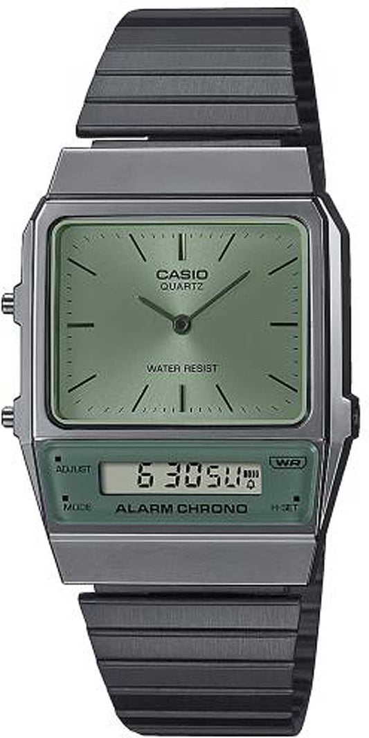 Casio Vintage Edgy AQ-800ECGG-3AEF Uhr • Quarzwerk • Dualzeit