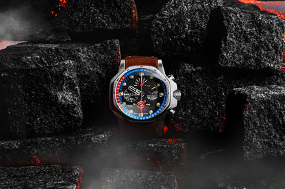 Herrenuhr Chronograph - Vostok Europe Modell: YM86-640A696 - Serie: Atomic Age