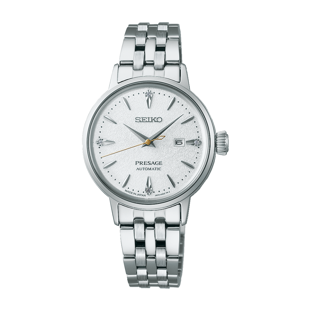 Seiko Presage SRE017J1 Damenuhr • Automatik Cocktail Time • Elegantes Milanaiseband