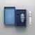 Herrenuhr im blauen Geschenkset mit Edelstahlarmband, Uhrenbox und Ersatzband