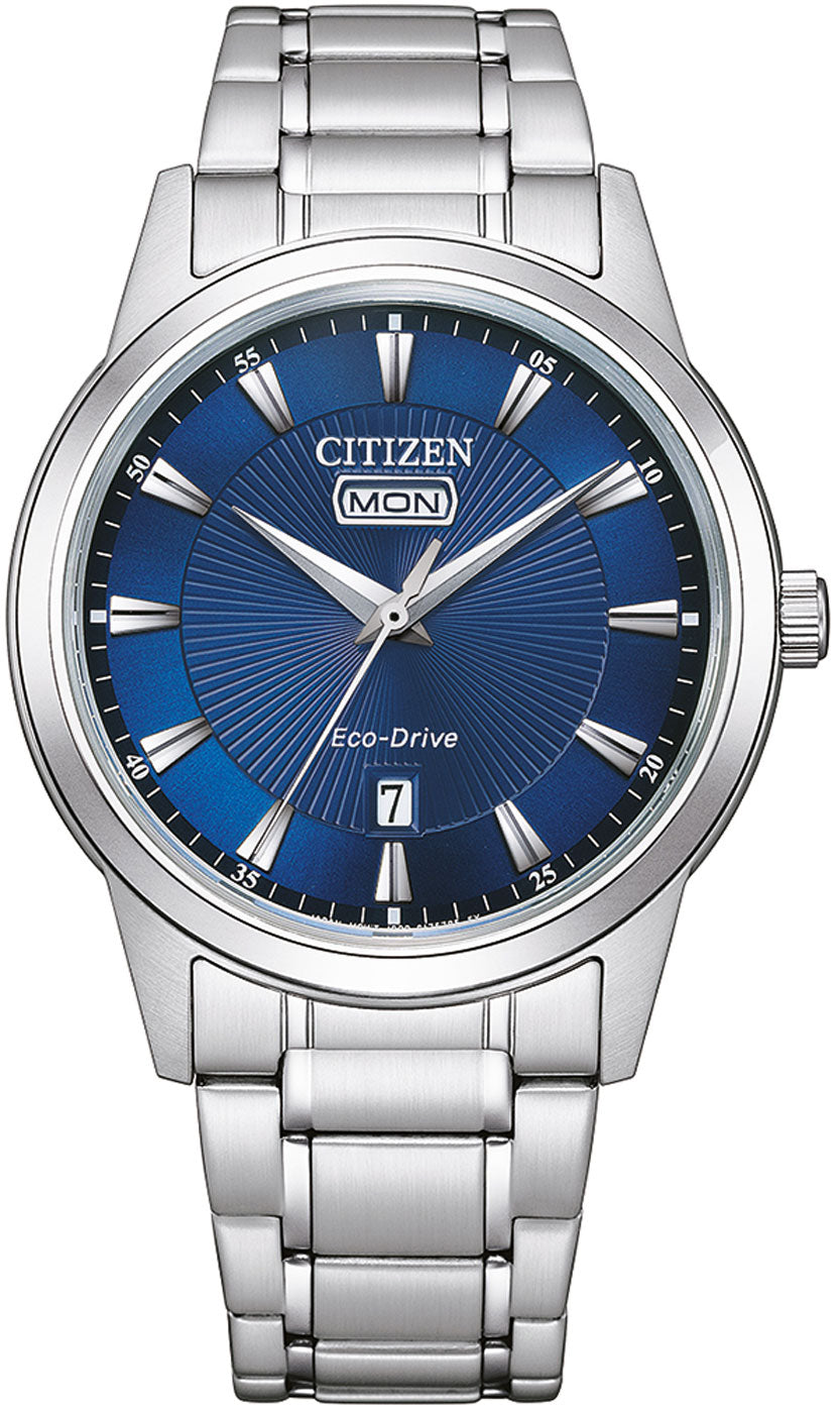 Citizen Urban AW0100-86LE Uhr • Eco-Drive • Blaues Zifferblatt