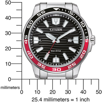 Citizen Sports AW1527-86E Uhr • Eco-Drive Solarantrieb • Edelstahl