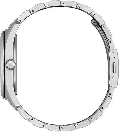 Citizen Eco-Drive Urban AW1641-81X Uhr • Super Titanium • Grünes Zifferblatt