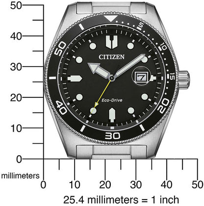 Citizen Eco-Drive AW1760-81E Herrenuhr • Eco-Drive Solarantrieb • Robustes Edelstahlgehäuse