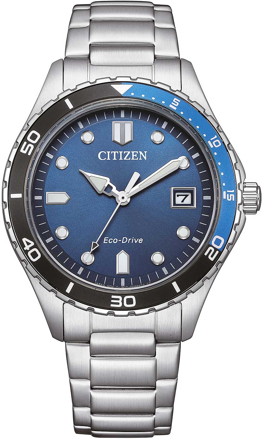 Citizen AW1821-89L Herren Uhr • Eco-Drive Solar • Datumsanzeige