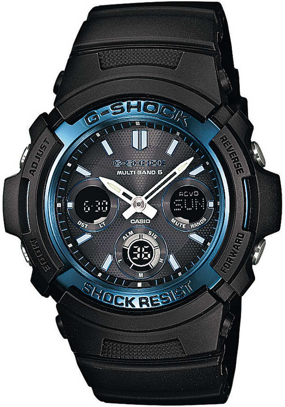 Casio G-Shock AWG-M100A-1AER Uhr • Tough Solar • Multi-Band 6