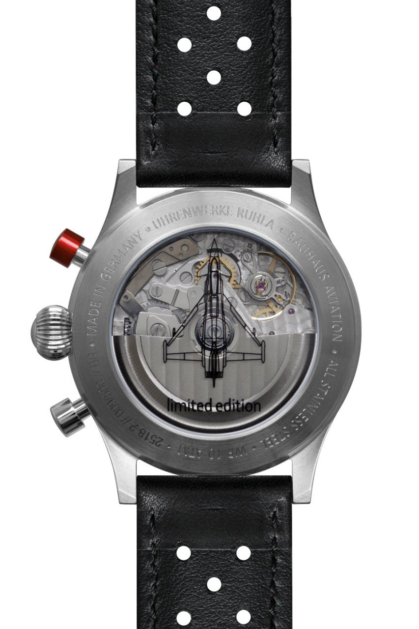 Bauhaus Aviation Eurofighter 25182 Men's Watch • Automatic Movement • Chronograph