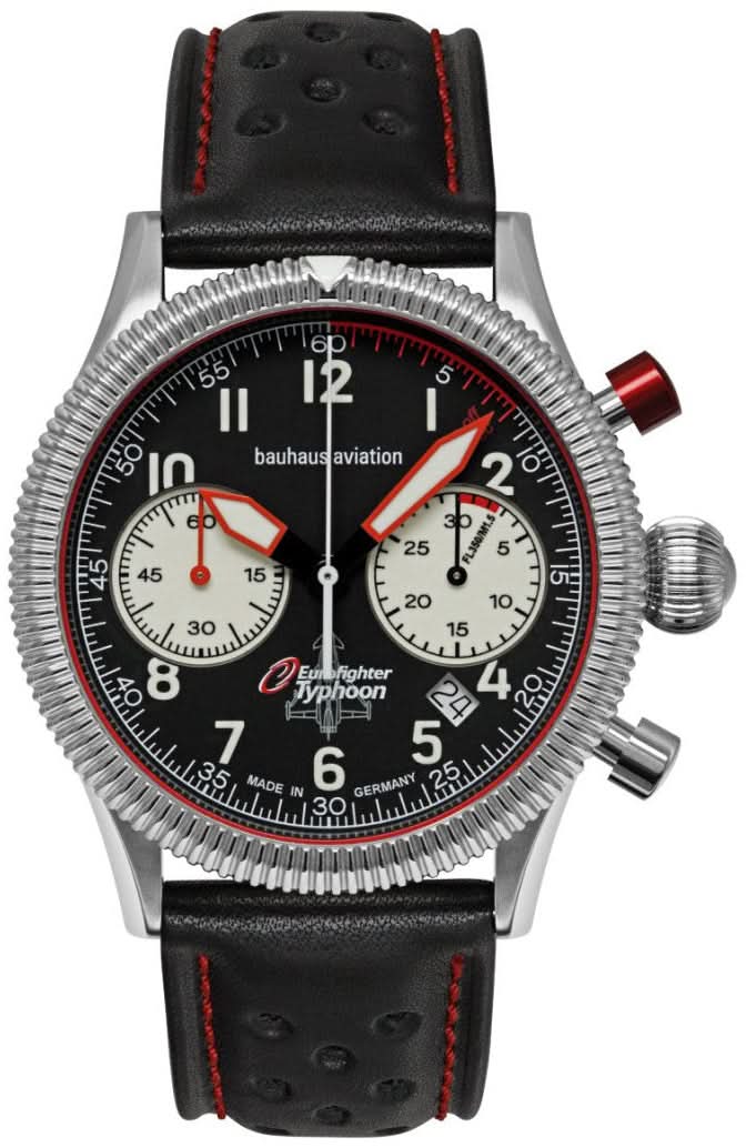 Bauhaus Aviation Eurofighter 25182 Men's Watch • Automatic Movement • Chronograph