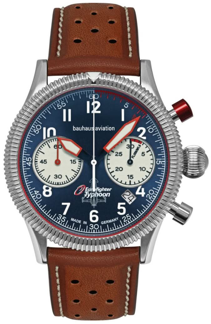 Men's watch, automatic stainless steel - Blue dial - Bauhaus Model: 25183