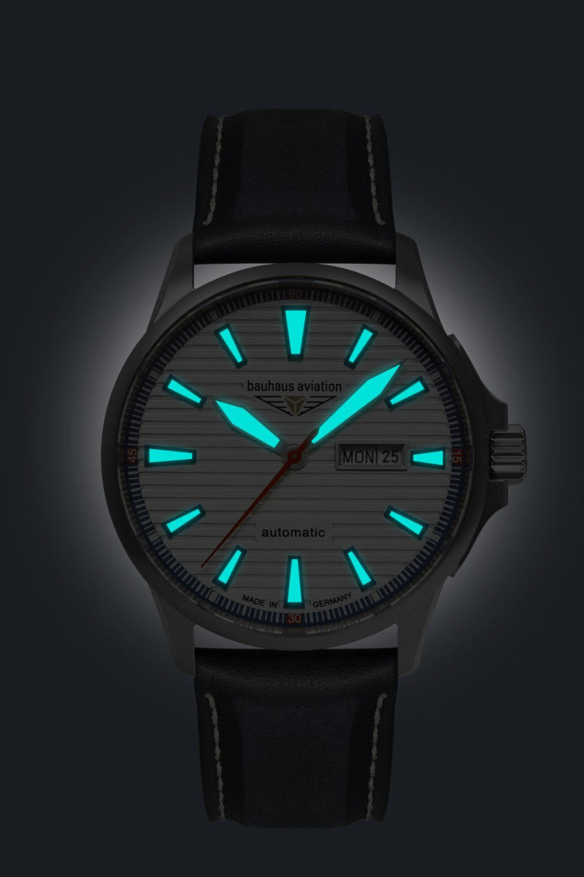 Bauhaus Aviation 2862-1 Herren Uhr • Automatik • Saphirglas