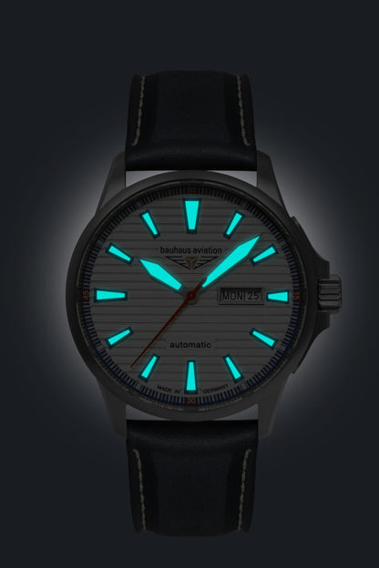 Bauhaus Aviation 2862-1 Herren Uhr • Automatik • Saphirglas