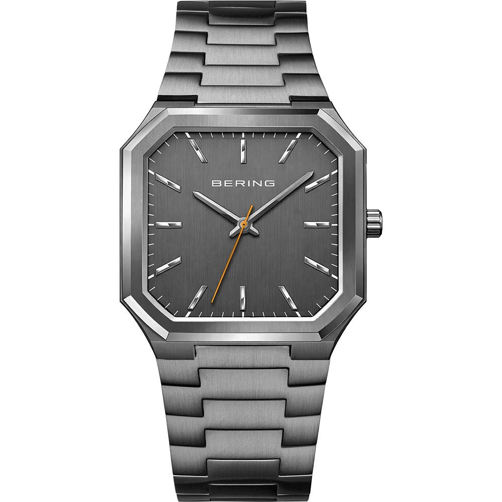 Bering Classic 16535-777 Herren Armbanduhr Grau • Saphirglas • Skandinavisches Design