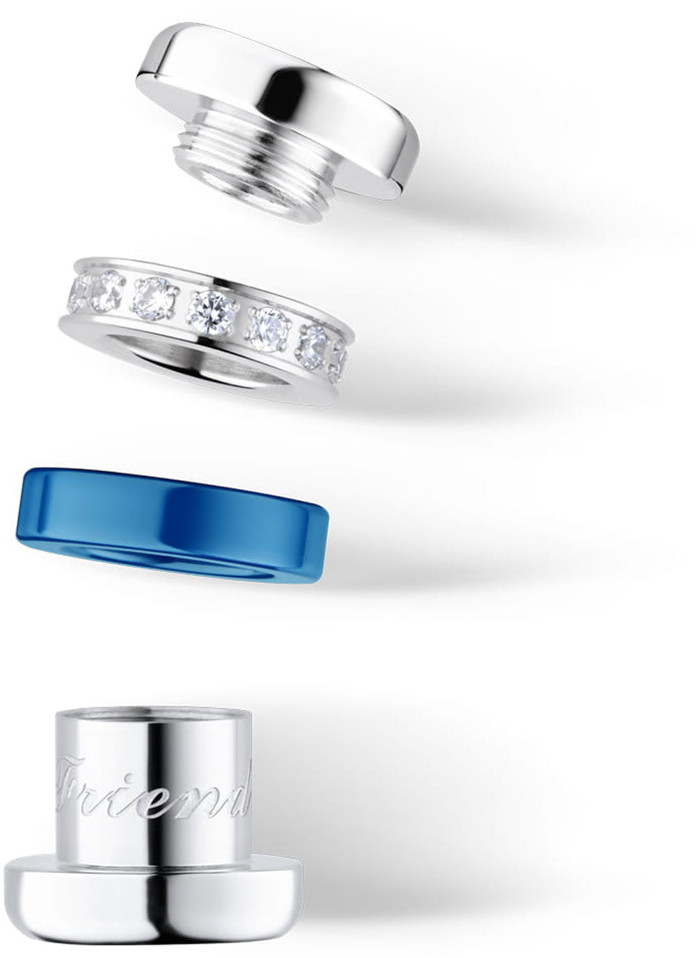 Charm aus Edelstahl - Bering Jewelry Modell: BestFriend-3