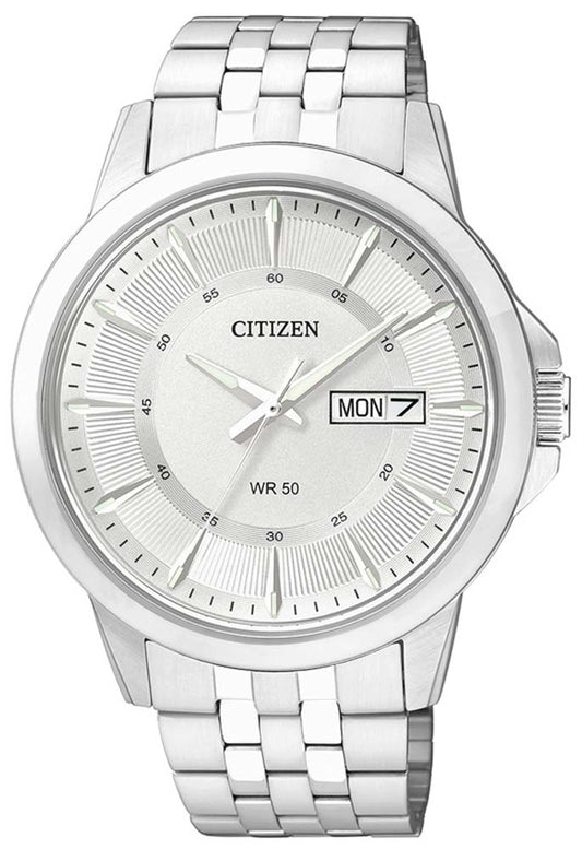 Citizen BF2011-51AE Uhr • Edelstahl-Design • Day-Date Anzeige
