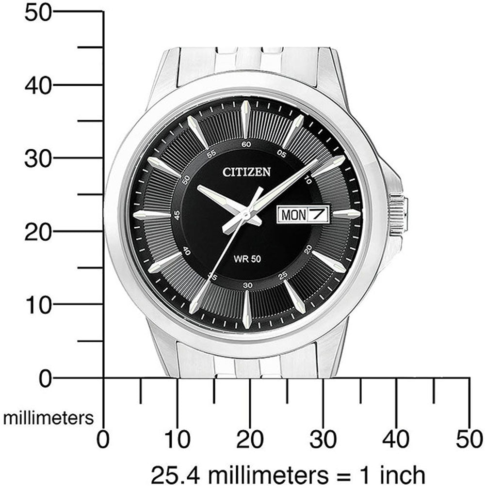 Citizen Klassik BF2011-51EE Uhr • Edelstahl-Design • Tag/Datum