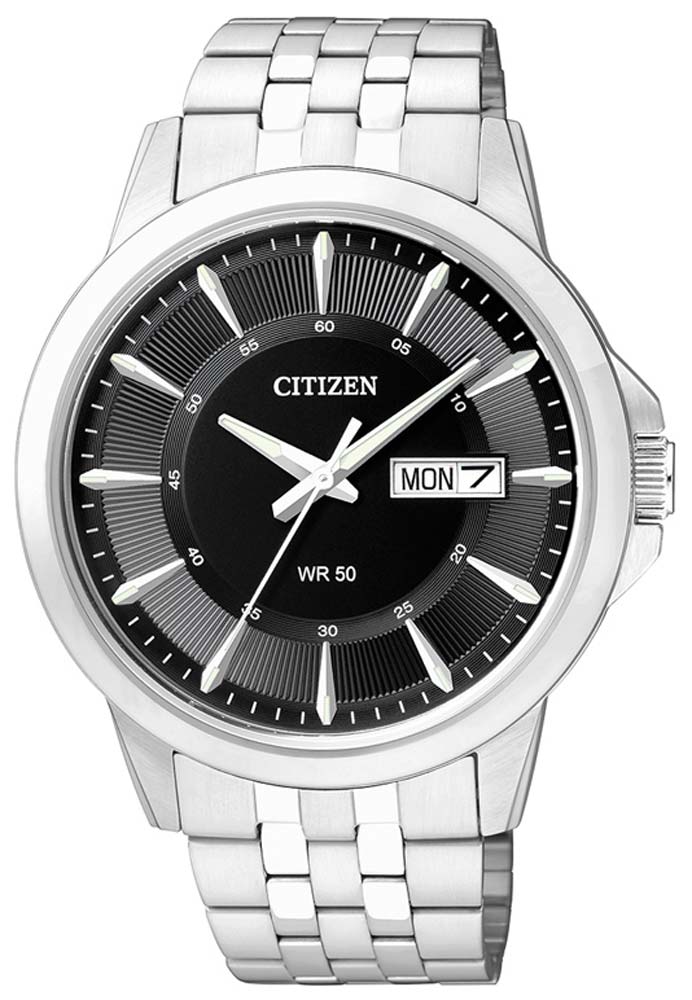 Citizen Klassik BF2011-51EE Uhr • Edelstahl-Design • Tag/Datum